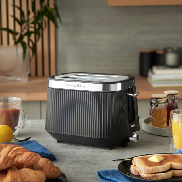Russell Hobbs 26760 Russell Hobbs Bronte 2 Slice Black Toaster