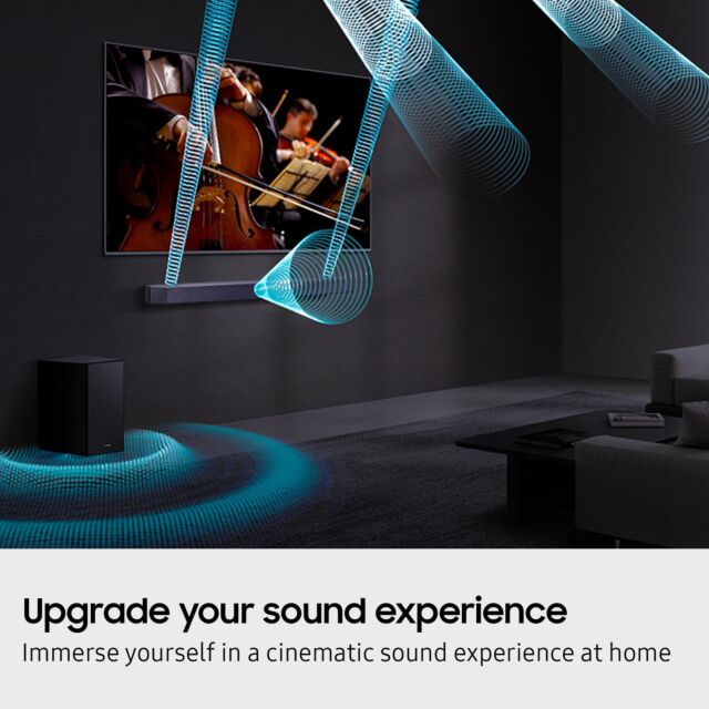Samsung HW-Q600F/XU 3.1.2ch Q-Series Soundbar with Subwoofer - Titan Black