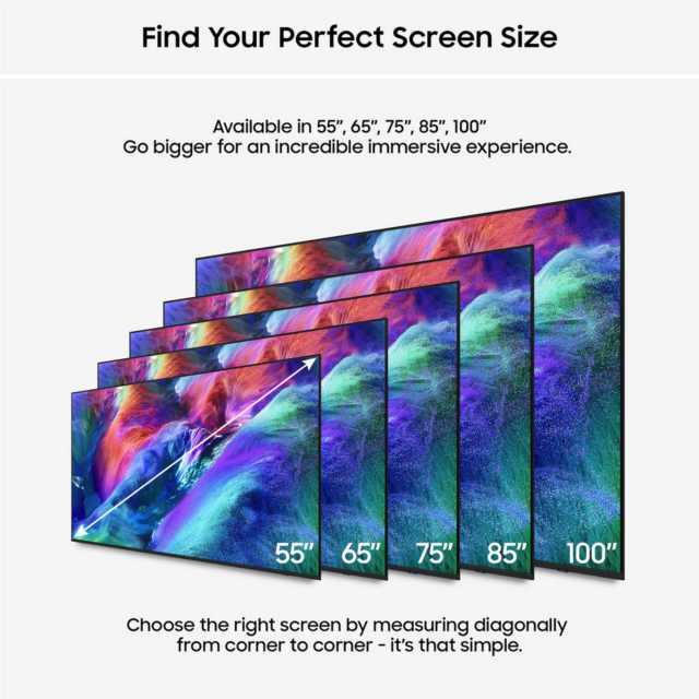 Samsung MRE65R85HAUXXU 65inch 4K Micro RGB AI Smart TV