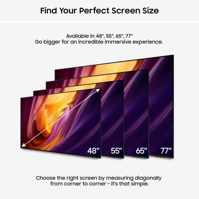 Samsung QE65S95HFTXXU 65inch OLED Smart TV with HDR