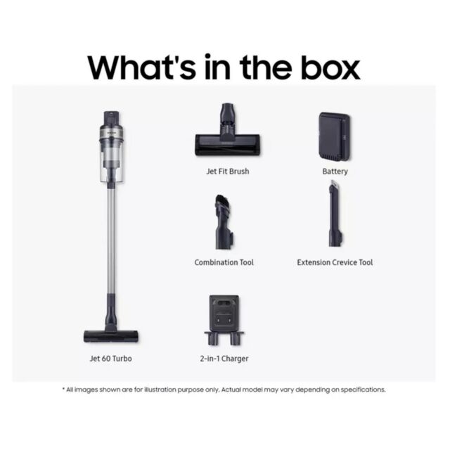Samsung VS15A6031R4  Stick Vacuum Cleaner 40 Minute Run Time
