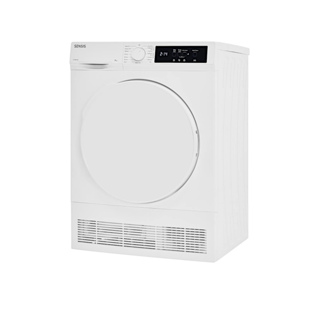 Sensis TDCF018BW 8kg Condenser Tumble Dryer - White