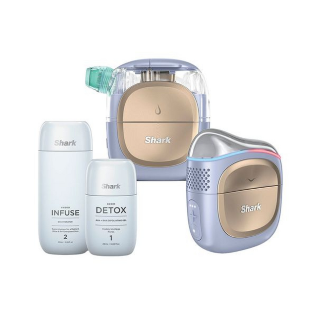 Shark XSKACS300UKPL FacialPro Glow + Depuffi Spa Purple