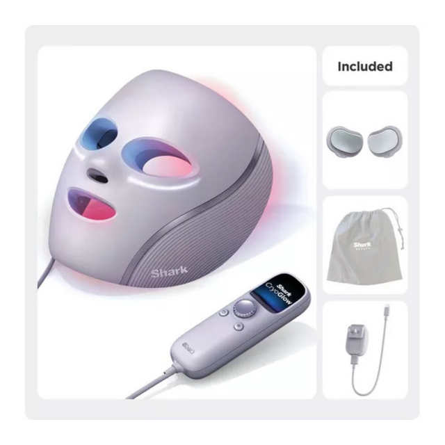 Shark FW312UK CryoGlow LED Eye Cooling Mask Blue