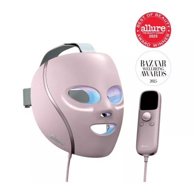Shark FW312UKPK CryoGlow Under-Eye Cooling + LED Anti-Ageing & Blemish Repair Mask - Spa Pink | Skin Care | Health & Beauty | Home & Outdoor | Catalogue | Euronics Site