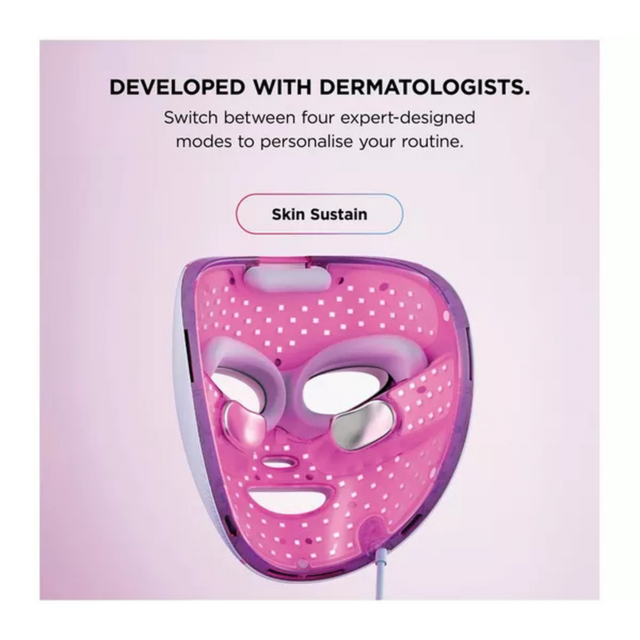 Shark FW312UKPK CryoGlow Under-Eye Cooling + LED Anti-Ageing & Blemish Repair Mask - Spa Pink | Skin Care | Health & Beauty | Home & Outdoor | Catalogue | Euronics Site