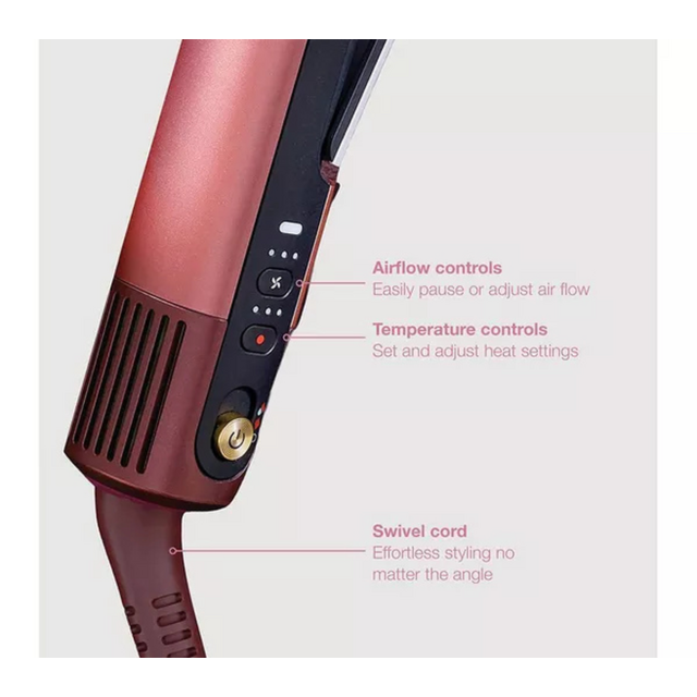 Shark HT401UKPK SilkiPro 2-in-1 Hair Straightener Dryer
