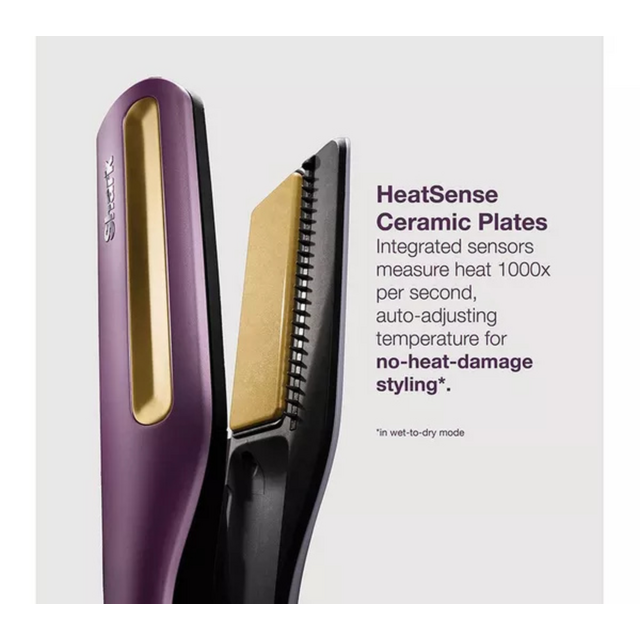 Shark HT401UKPU SilkiPro 2-in-1 Hair Straightener Dryer