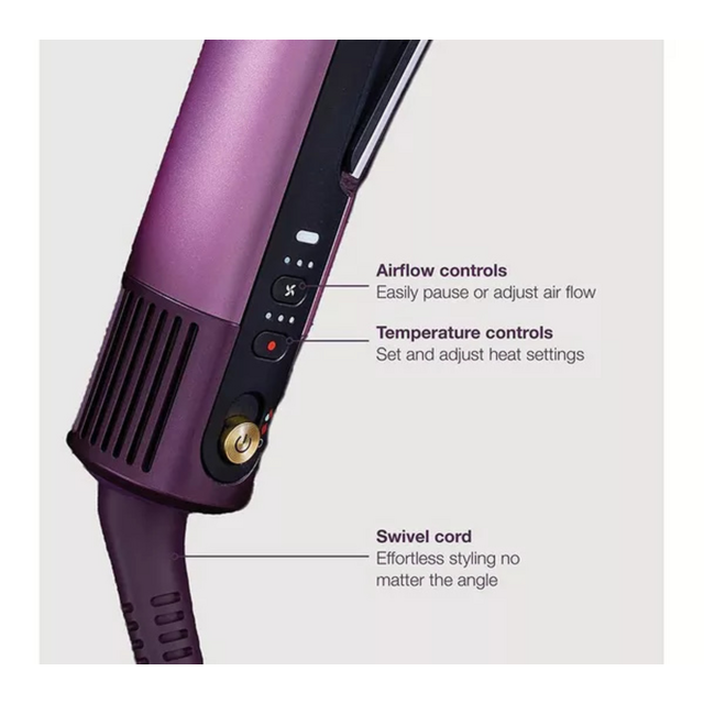 Shark HT401UKPU SilkiPro 2-in-1 Hair Straightener Dryer