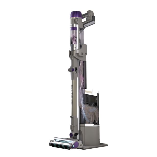 Shark IP3251UKT PowerDetect Clean & Empty Cordless Pet Vacuum Cleaner - 70 Minutes Run Time - White/Java Grey