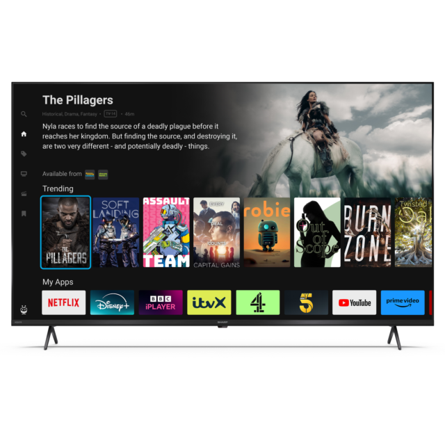 Sharp 4T-C50HM5245KB 4K UHD TV in Black