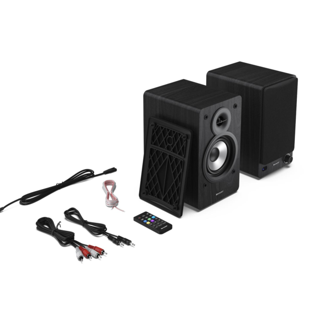 Sharp CP-SS30 BK Wireless Bookshelf Speakers
