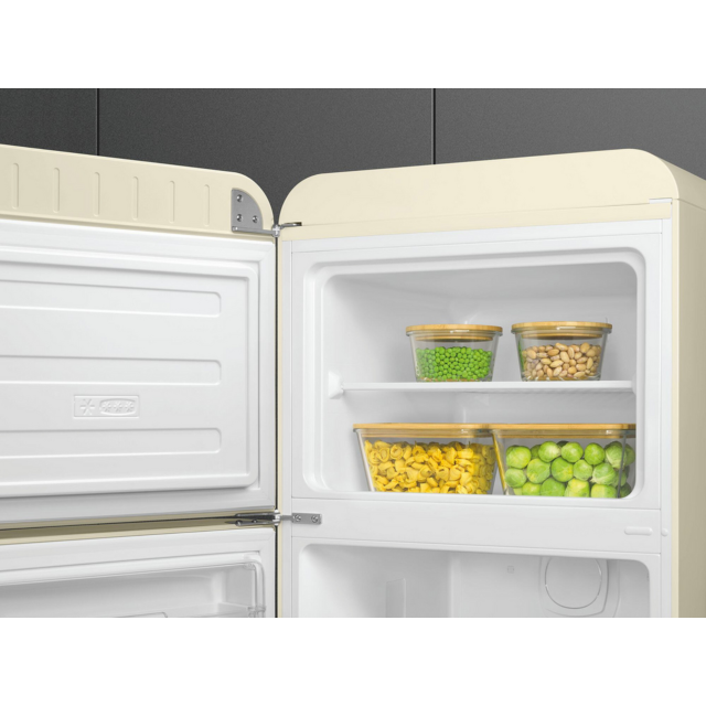 Smeg FAB30LCR6UK 60cm 75/25 Fridge Freezer Cream