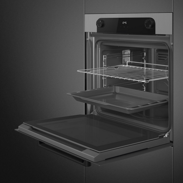 Smeg SF6200TSI Built-In Electric Single Oven 59.7cm Silver