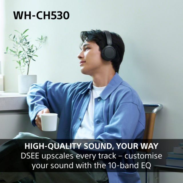 Sony WHCH530P.CE7 Wireless Over Ear Headphones Pink