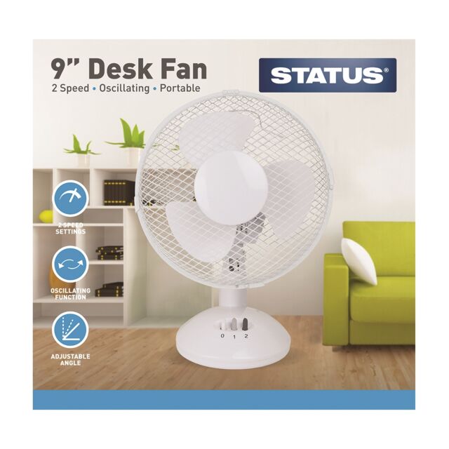 Status D09 9inch Desk Fan