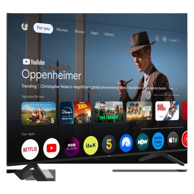 TCL 50P7K-UK 50inch 4K QLED Direct LED HDR Google TV