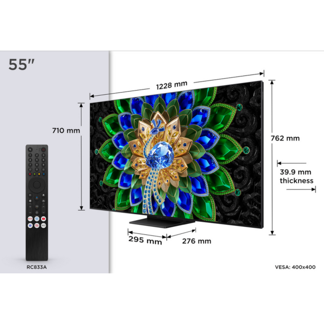 TCL 55A400U-UK 55 inch QD-MINI LED TV