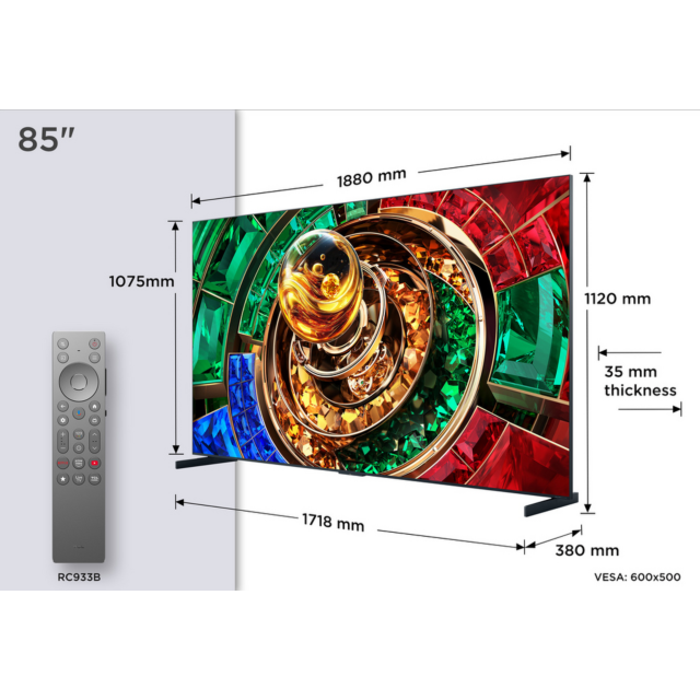 TCL 85RM9L-UK 85 inch 4K Ultra HD Mini LED TV