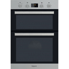 Hotpoint DKD3841IX 59.5cm Built In Electric Double Oven - Inox