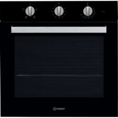 Indesit IFW6330BL 59.5cm Built In Electric Single Oven - Black